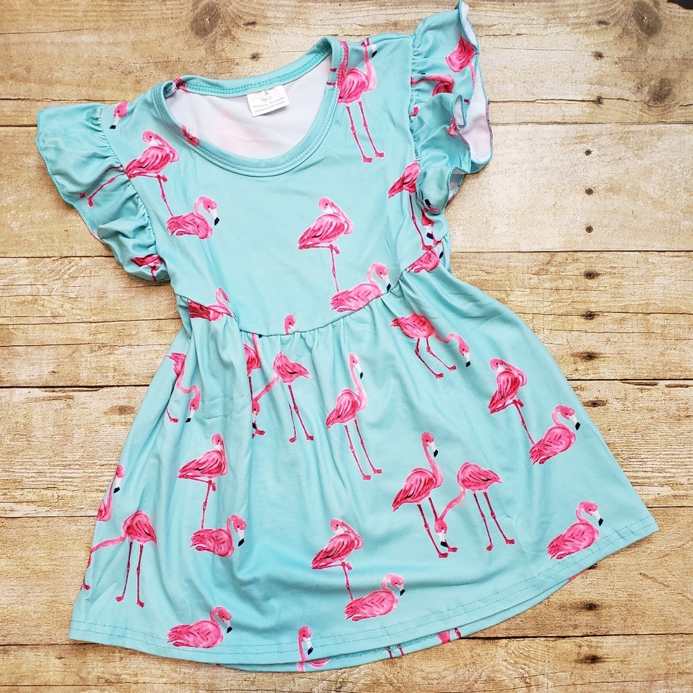 🌵 Boutique Toddler Girls' Flamingo Dress